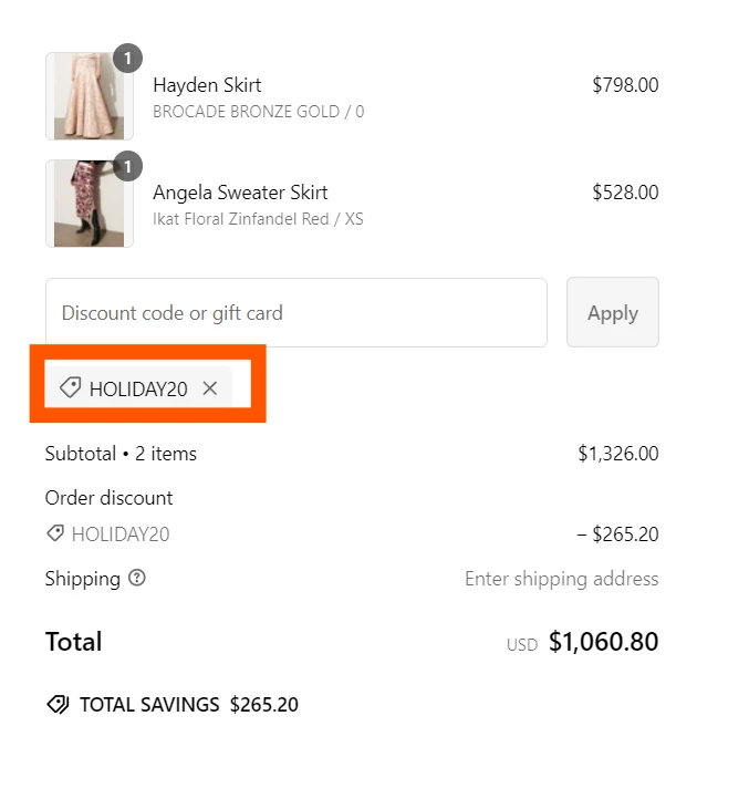 Figue verified Coupon code HOLIDAY20